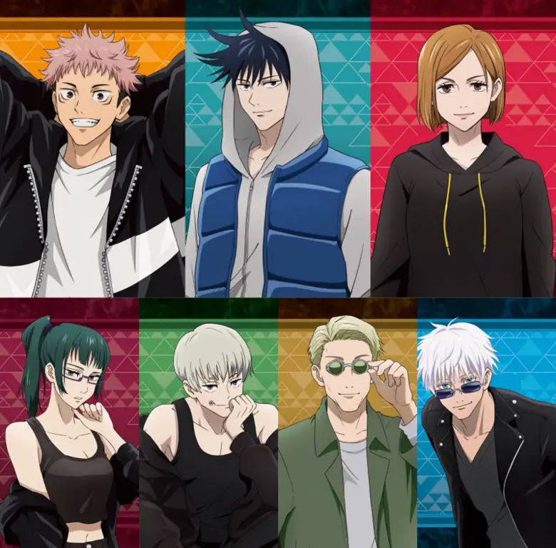Para Karakter Jujutsu Kaisen Karakter-karakter utama dalam anime Jujutsu Kaisen